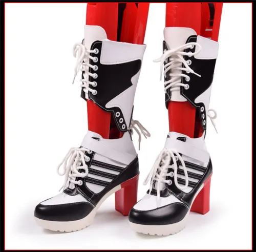 Suicide Squad Harleen Quinzel Cosplay Boots