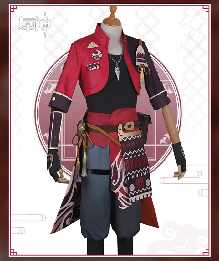 Genshin Impact Inazuma Thoma Cosplay Costume