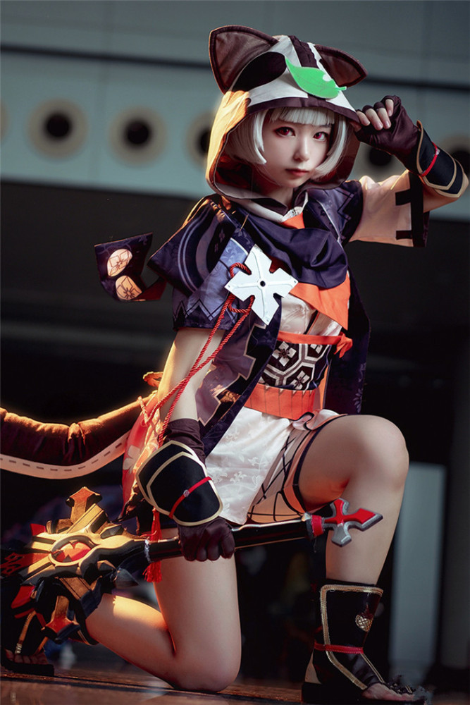 US$ 93.99 - Genshin Impact Cute Girl Sayu Cosplay Costume - www