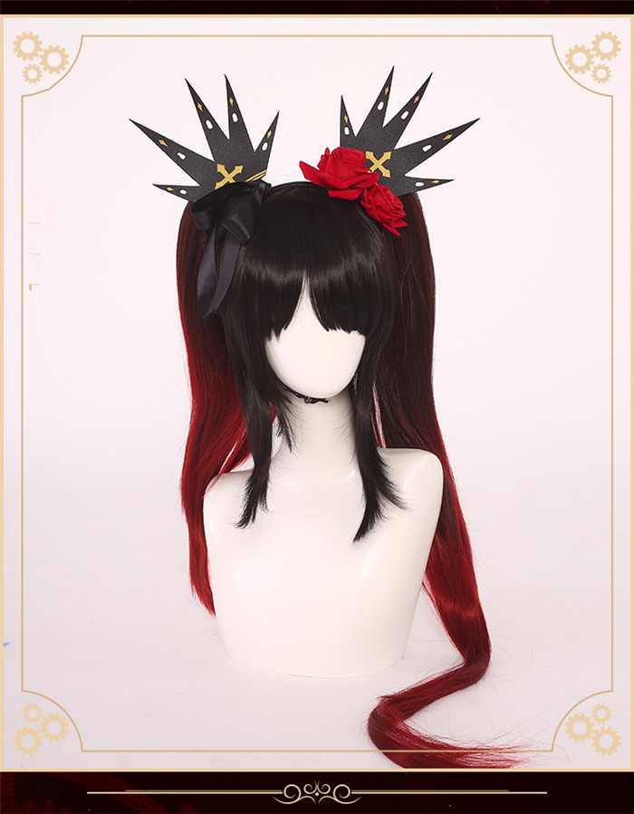 Date A Live Kurumi tokisaki Maid Cosplay Wig