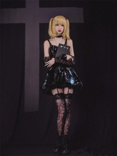 Death Note Amane Misa Dark Gothic Cosplay Costume