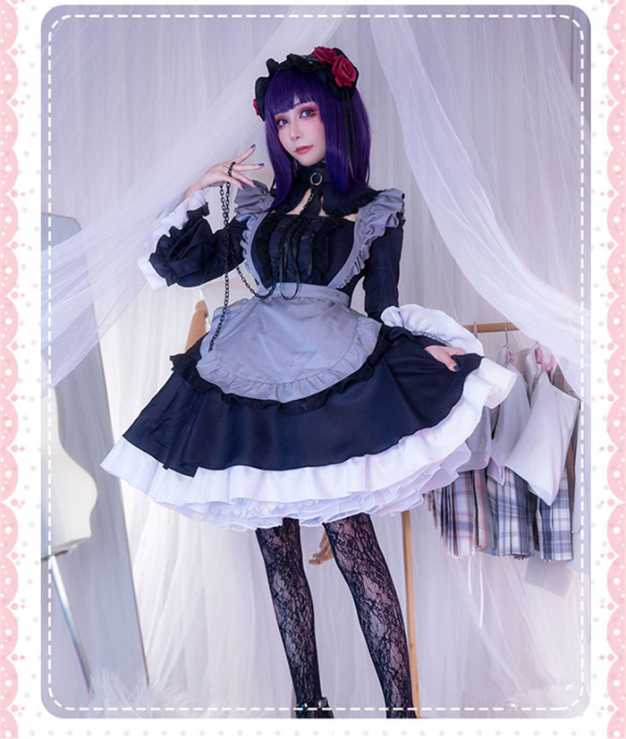 US$ 72.99 - My Dress-Up Darling Sono Bisque Doll Wa Koi Wo Suru Kitagawa  Marin Maid Cosplay Costume - www.cosplaylight.com