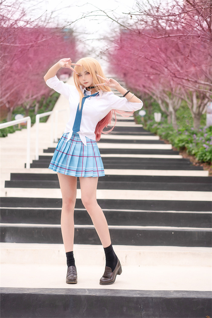 My cosplay Partner 😘 Anime:- My dress up Darling🥰 #kitagawamarin  #mydressupdarling #sonobisquedollwakoiwosuru