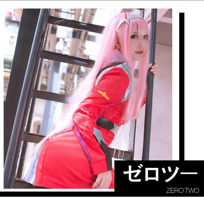 DARLING in the FRANXX 02 Zero Two Cosplay Costume
