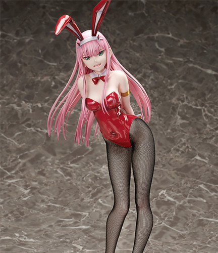 DARLING in the FRANXX 02 Zero Two Bunny Girl Glossy PU Cosplay Wig