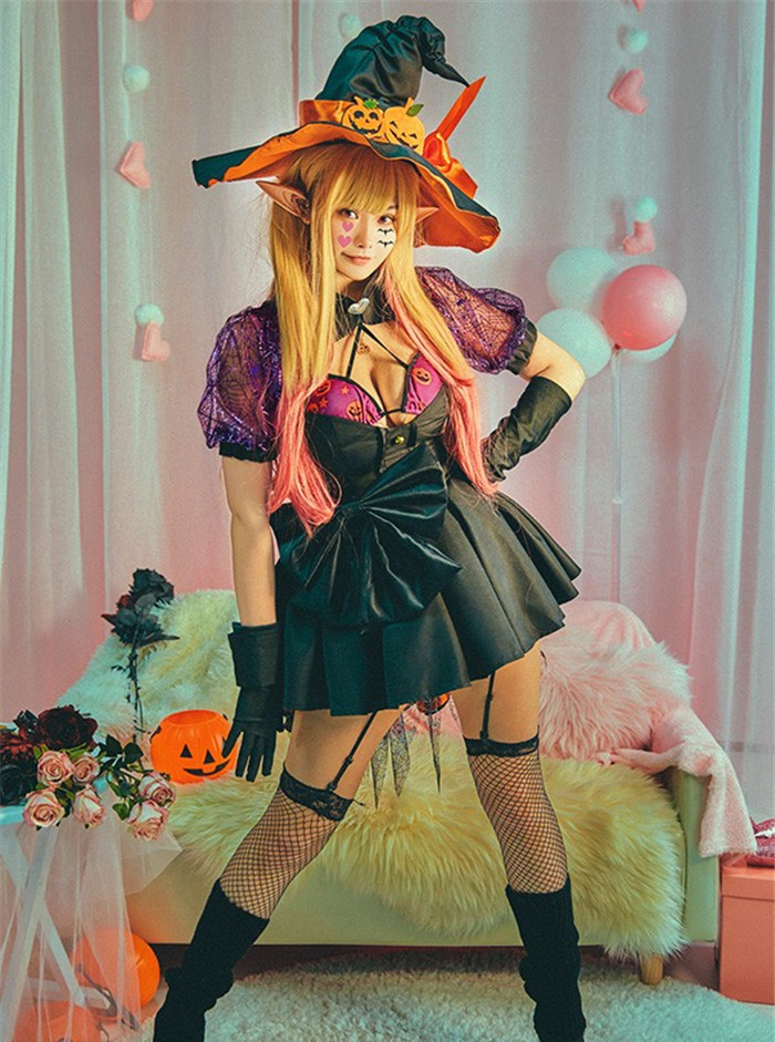 My Dress-Up Darling Sono Bisque Doll Wa Koi Wo Suru Kitagawa Marin Halloween Cosplay Costume