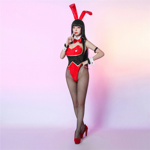 Kakegurui Compulsive Gambler Jabami Yumeko Bunny Girl Cosplay Costume