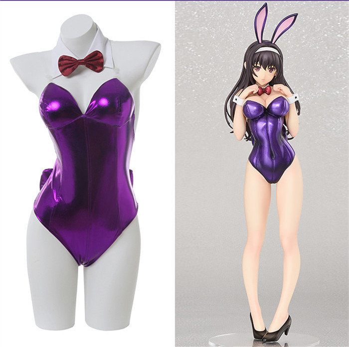 Cute Purple Bunny Girl Cosplay Costume