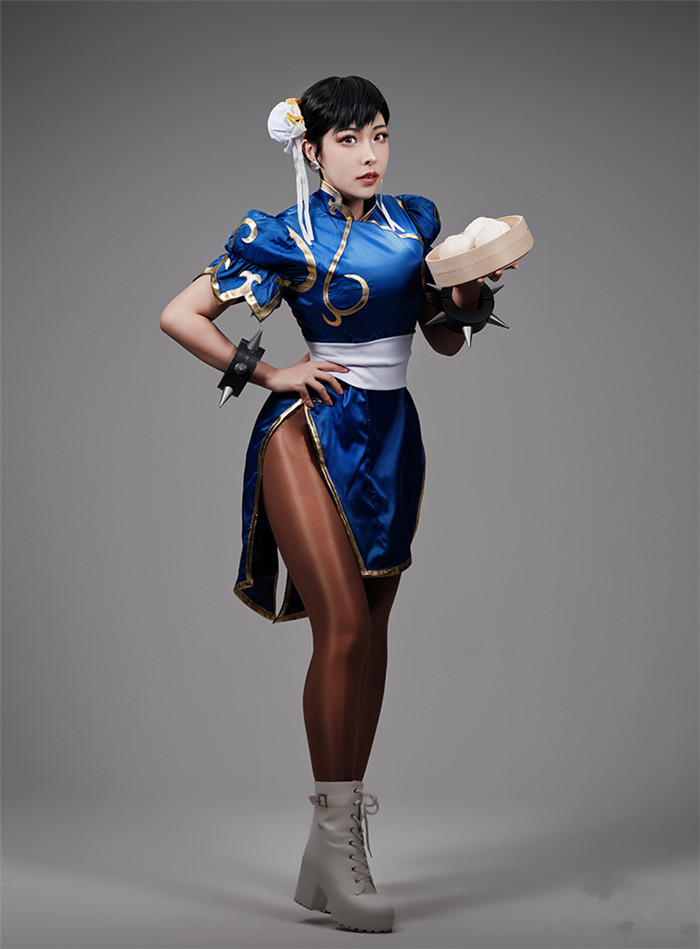 US$ 46.99 - Street Fighter Chun Li Cosplay Costume - www.cosplaylight.com