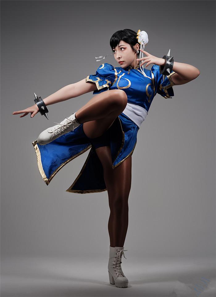 US$ 46.99 - Street Fighter Chun Li Cosplay Costume - www.cosplaylight.com