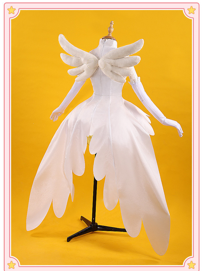 Cardcaptor Sakura Yellow and White Cute Cosplay Costume