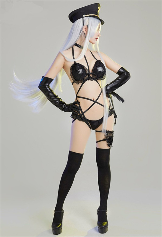 My Dress-Up Darling Sono Bisque Doll Wa Koi Wo Suru Kitagawa Marin Sexy Officer Cosplay Costume