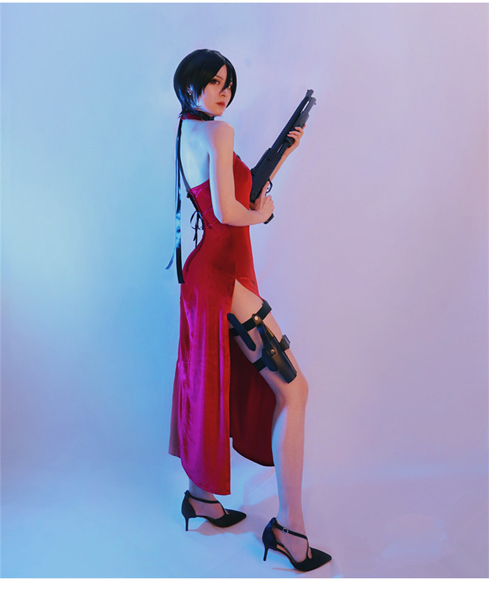 Resident Evil 6 Ada Wong Cosplay Costume Cheongsam Dress – Cospicky