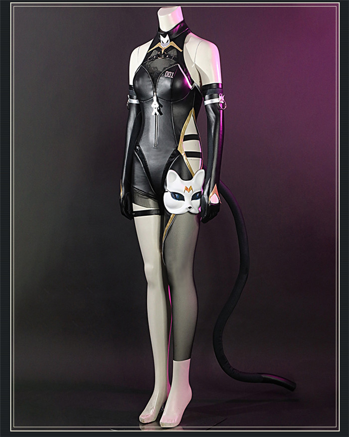 Cool Cat Woman Girl Cosplay Costume