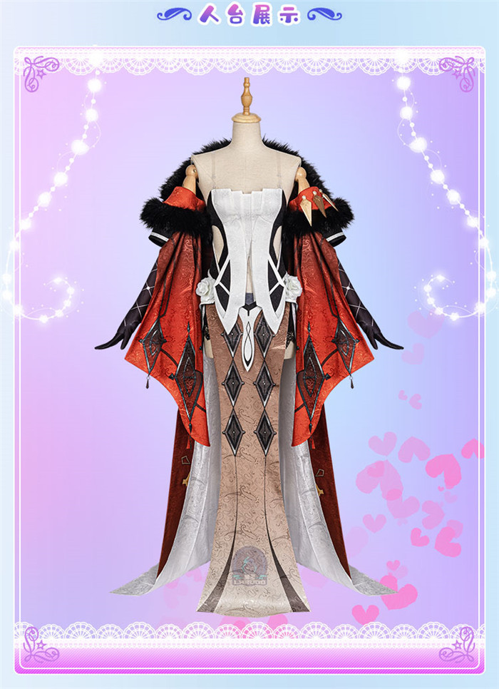 Genshin Impact Fairy Lady La Signora Cosplay Costume
