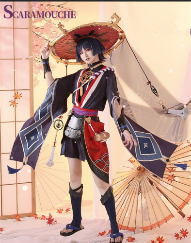 Genshin Impact Scaramouche Kunikuzushi Cosplay Costume