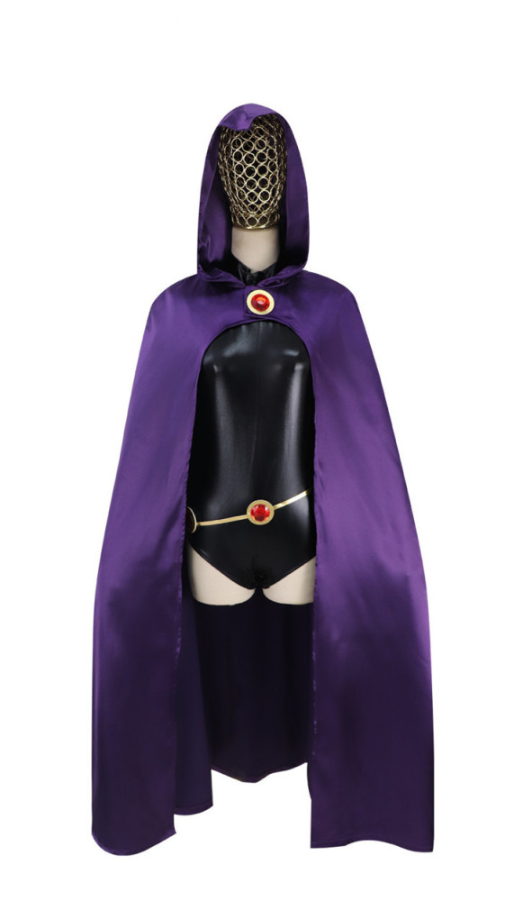 Teen Titans Go Raven Halloween Cosplay Costume