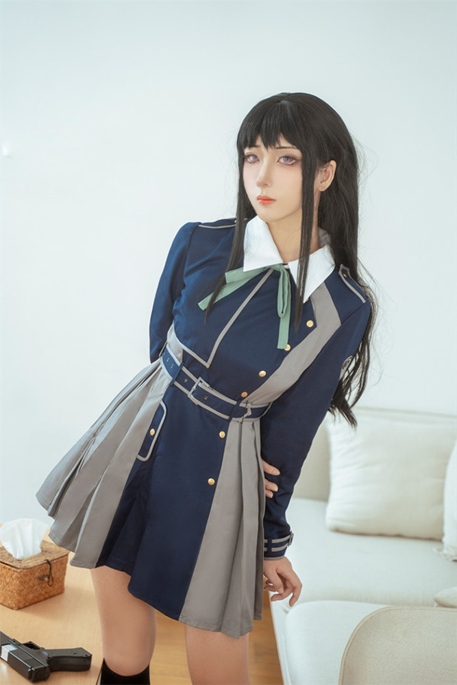 Lycoris Recoil Inoue Takina Uniform Cosplay Costume