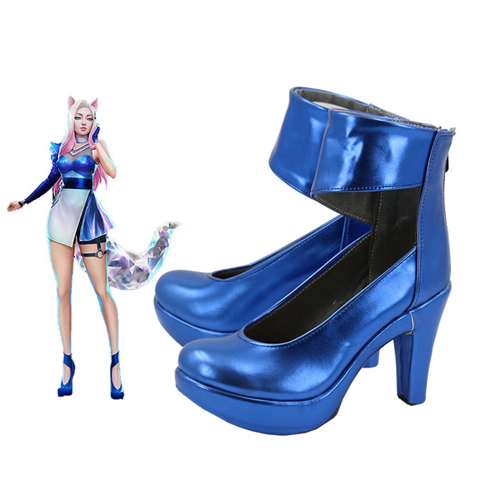 League of Legends KDA  All Out Ahri Cosplay Shoes