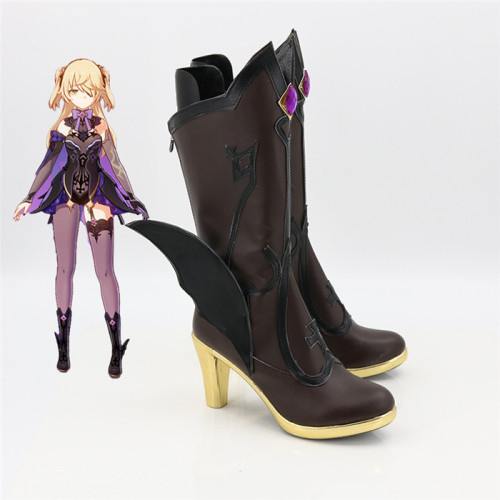 Genshin Impact Fischl Cosplay Shoes