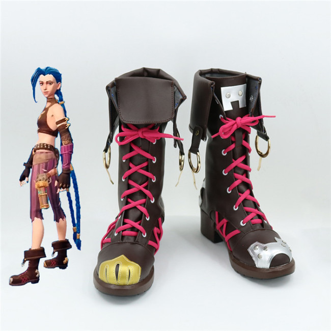 League of Legends LOL Battle of two Cities Jinx Cosplay Boots