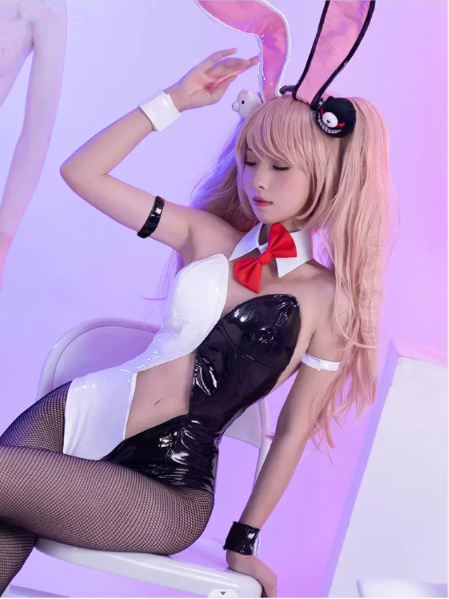 Danganronpa: Trigger Happy Havoc Enoshima Junko Bunny Girl Cosplay Costume