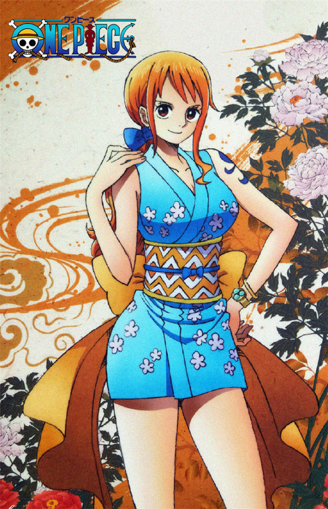 US$ 28.99 - One Piece Nami Kimono Dress Cosplay Costume -  www.cosplaylight.com