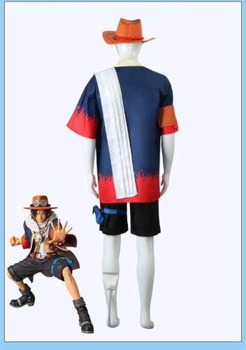 One Piece Portgas·D· Ace Cosplay Costume