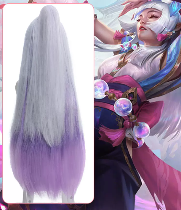 CoCos-SSS Game LOL Syndra Spirit Blossom Cosplay Costume League of Legend  Cosplay Spirit Blossom Syndra Kimono Costume and Wig - AliExpress