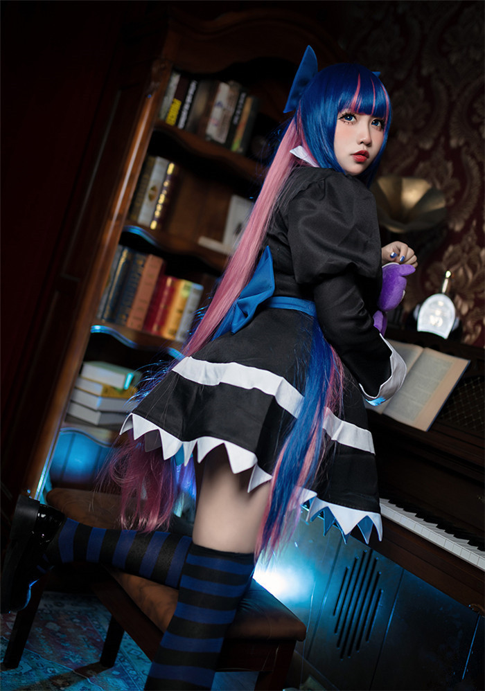 Panty & Stocking with Garterbel Stocking Anarchy Maid Cosplay Costume
