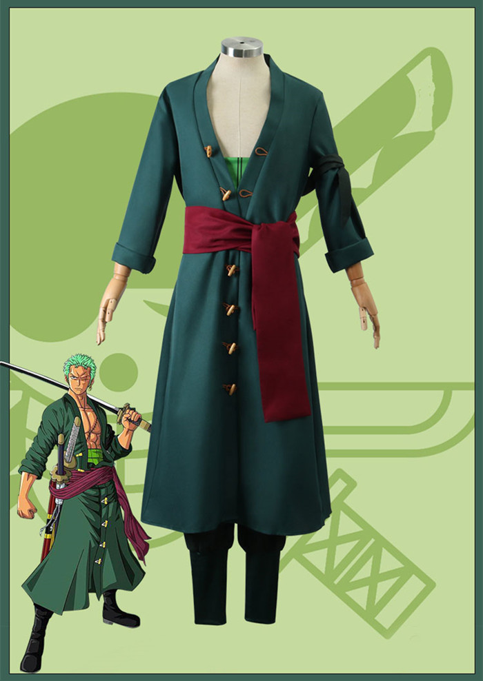 Roronoa Zoro Cosplay Costume (Zoro Wano Outfit) Hot New 2023