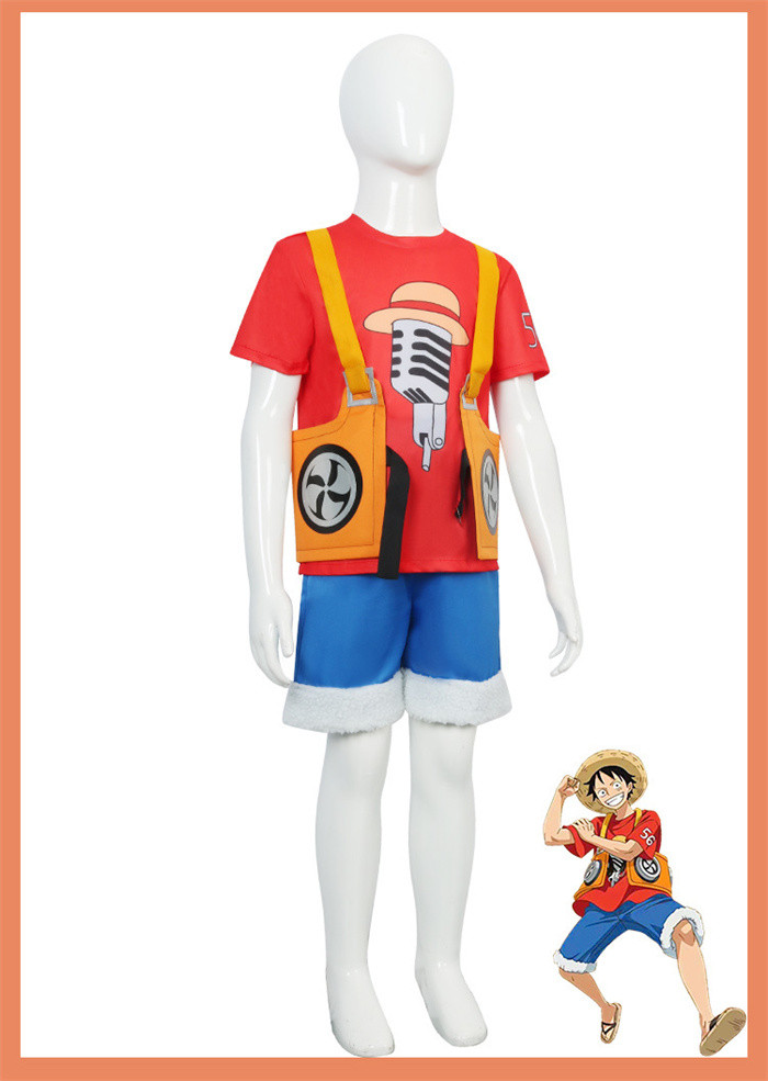 US$ 51.99 - One Piece Theater Edition Red Monkey D. Luffy Cosplay