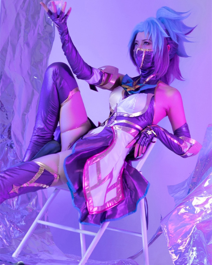 League of Legends Star Guardian Akali Cosplay Costume
