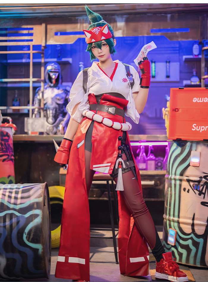 Overwatch Kiriko Psychic Cosplay Costume