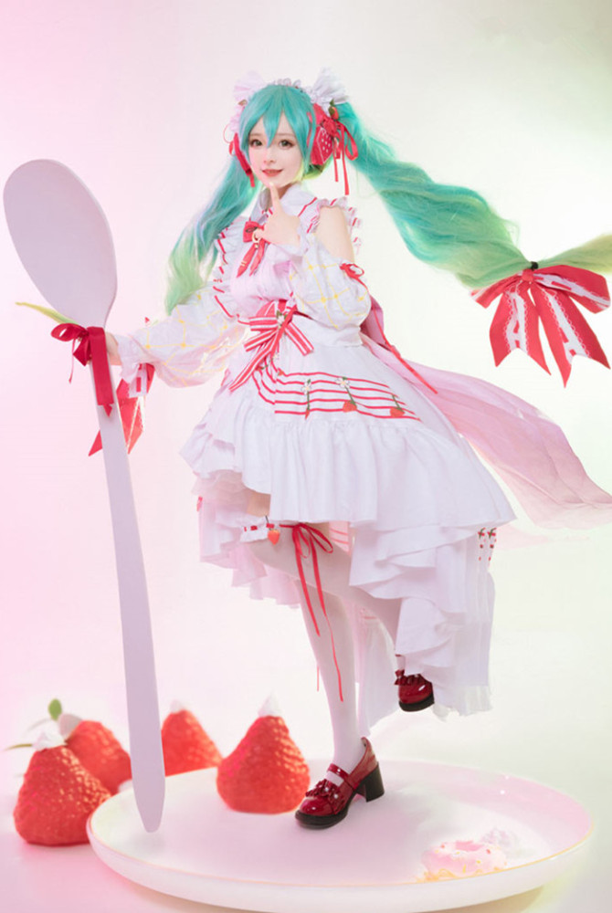 Vocaloid 15th Anniversay Miku Cosplay Costume