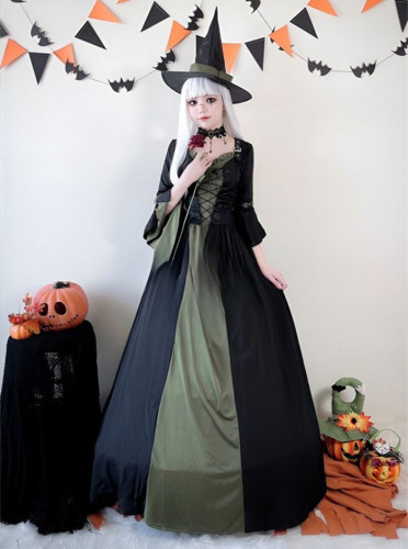 Witch Halloween Magic Robe Cosplay Costume