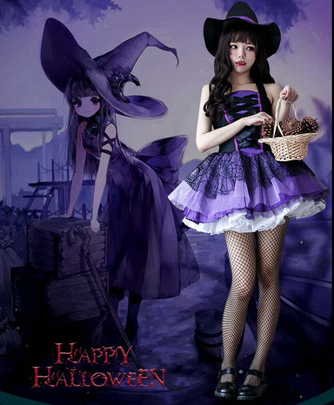 Vampire Halloween Witch Cosplay Costume