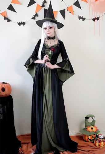 Witch Halloween Magic Robe Cosplay Costume