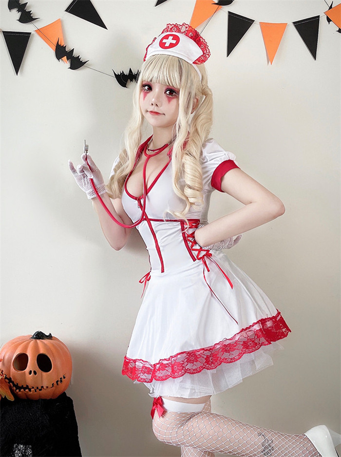 Halloween Sexy Uniform Nurse Cosplay Costume