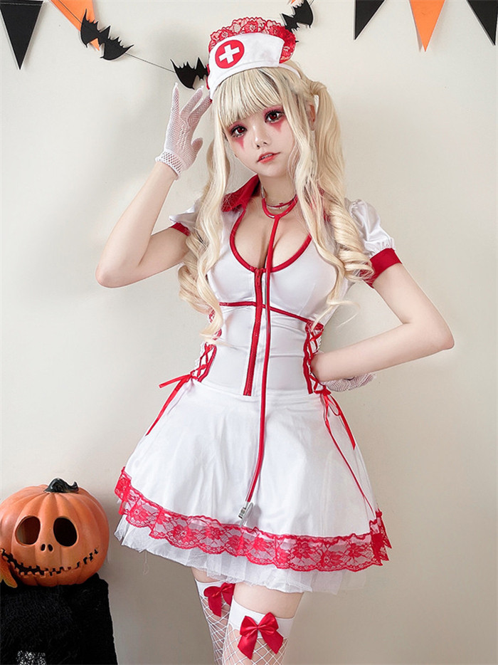 Halloween Sexy Uniform Nurse Cosplay Costume