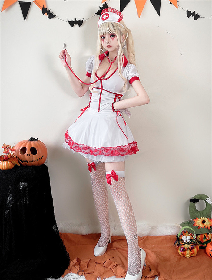 Halloween Sexy Uniform Nurse Cosplay Costume