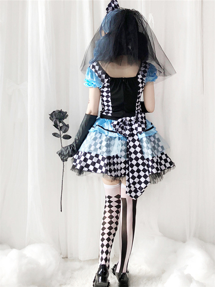 Vampire Halloween Clown Alice Maid Cosplay Costume