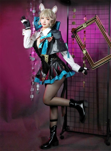 Genshin Impact Magician Lynette Cosplay Costume