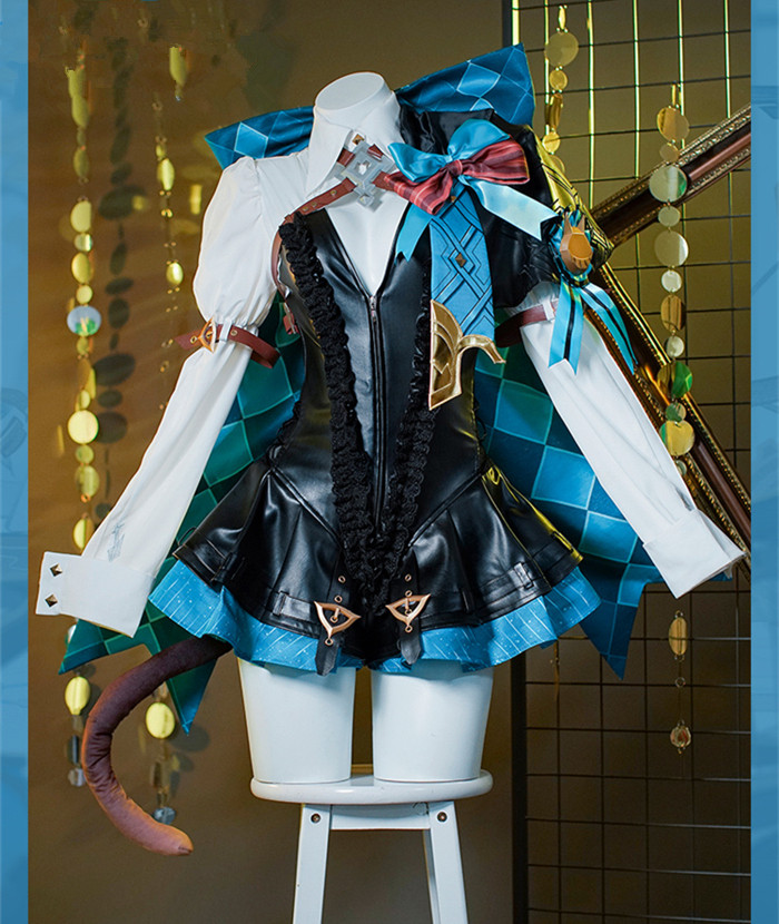 Genshin Impact Magician Lynette Cosplay Costume