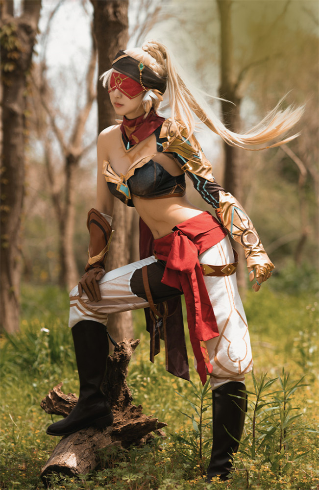 Genshin Impact Eremite Galehunter Cosplay Costume