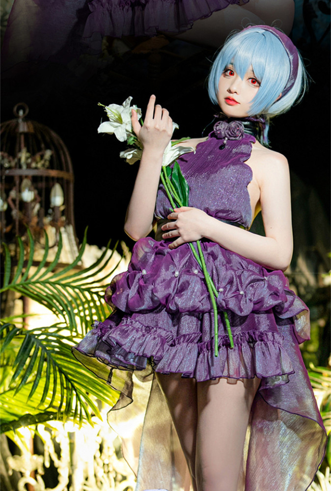 Neon Genesis Evangelion EVA Asuka Rei Cosplay Costume