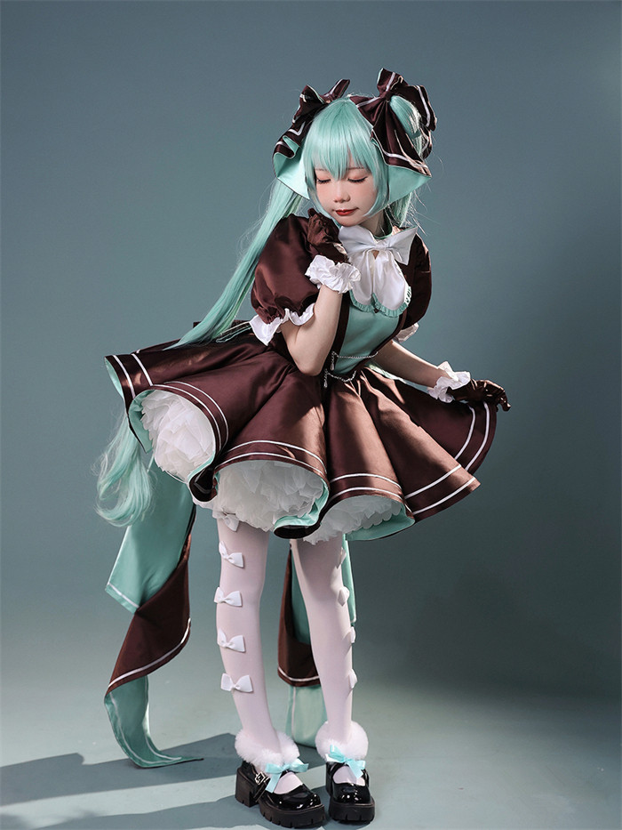 Vocaloid Hatsune Miku Rabbit Dress Cosplay Costume