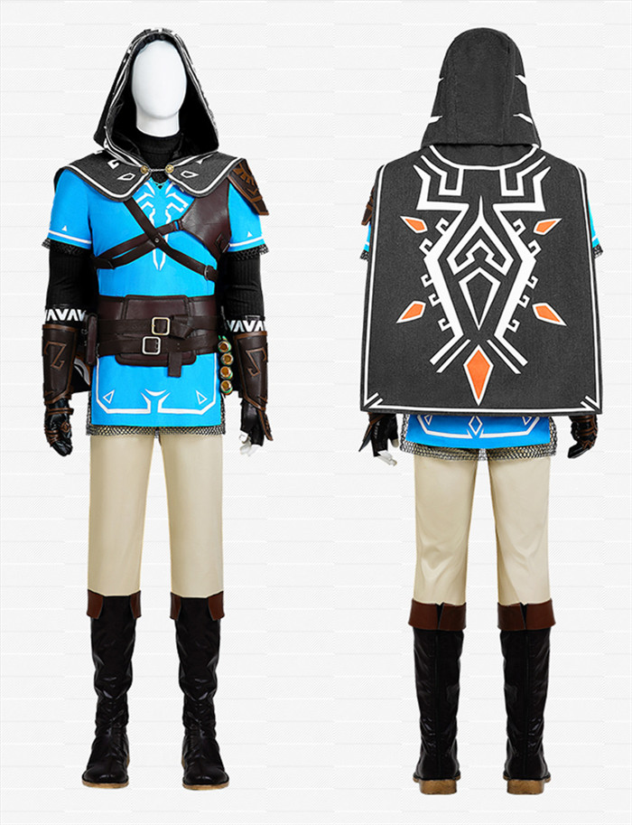 The Legend of Zelda: Tears of the Kingdom Breath of The Wild Link Cosplay Costume