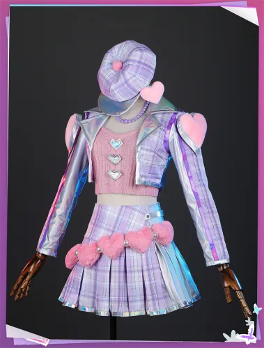 League of Legends Policewoman Caitlyn Valentine Cosplay Costume