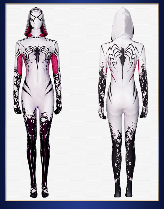 Spider Man Anti-Venom Gwen Stacy Bodysuits Cosplay Costume